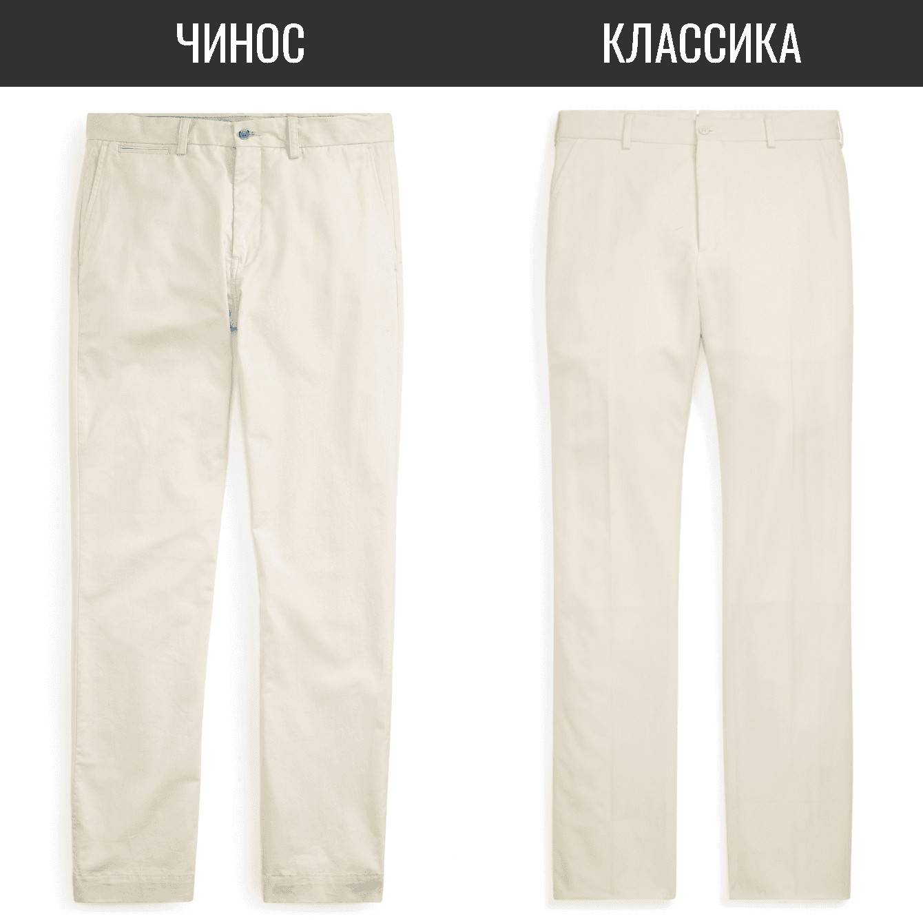 Что такое брюки чинос